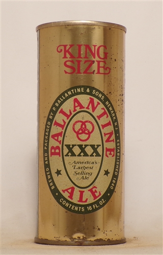 Ballantine Ale 16 Ounce Tab Top 2