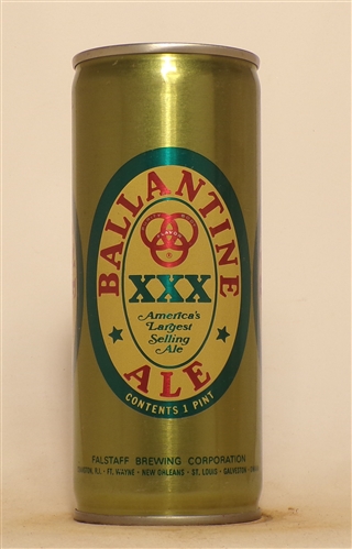 Ballantine Ale 16 Ounce Tab Top 3