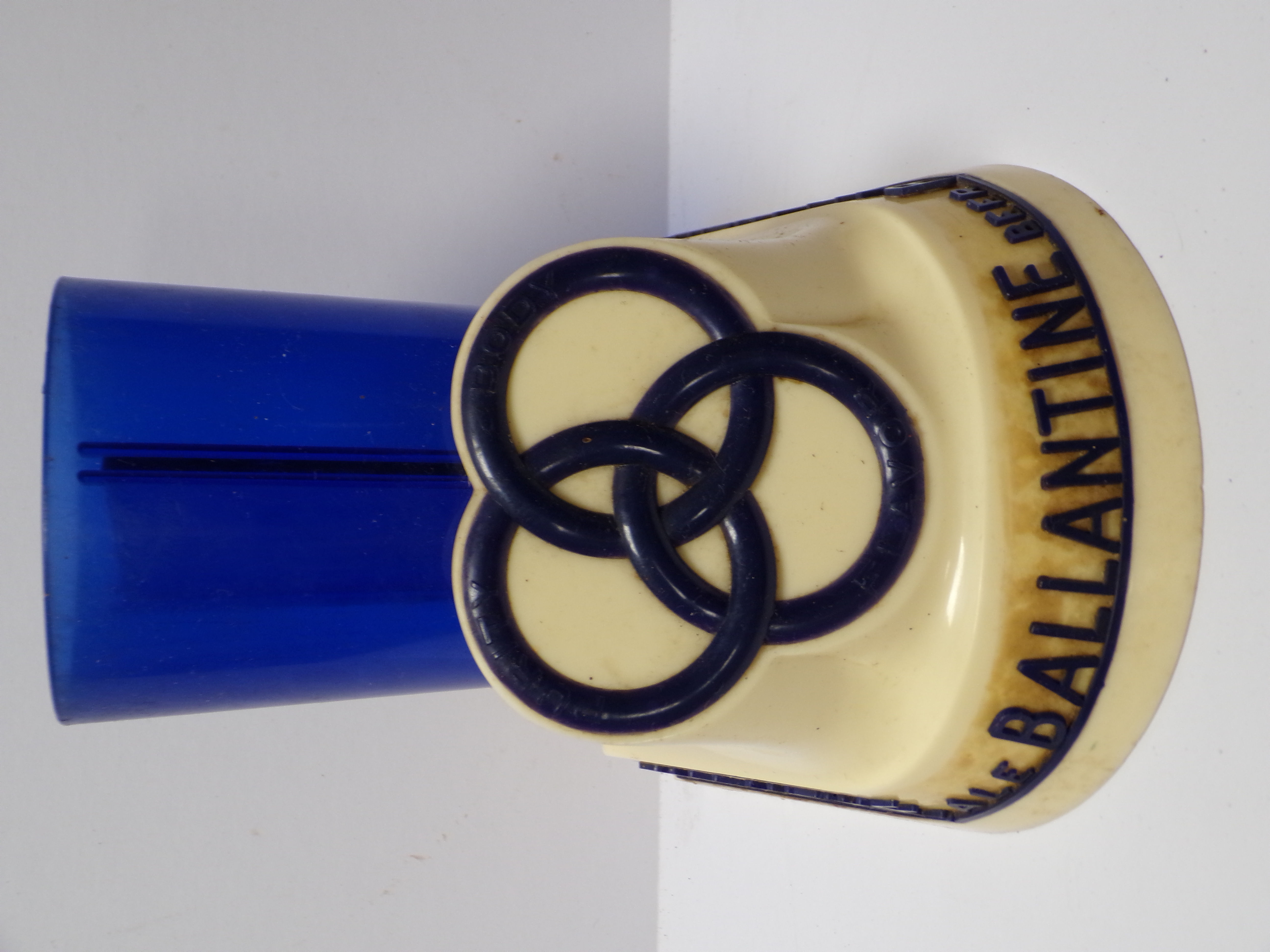 Lot Detail - Ballantine Plastic Sign/Container