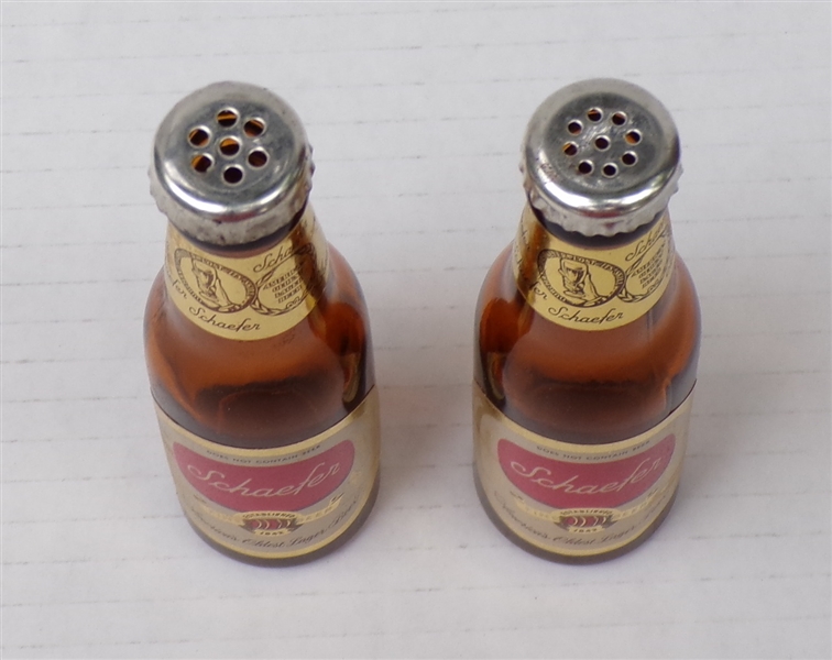 Schaefer Mini Bottle Salt and Pepper Shakers
