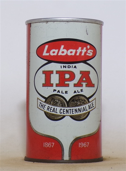Labatt's Centennial IPA Intact Early Tab Top - Canada Tough!