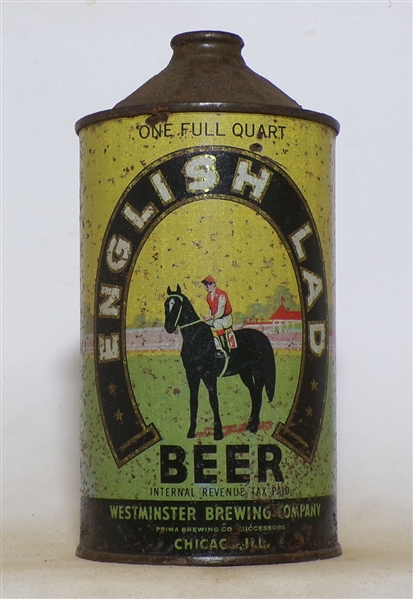 English Lad Quart Cone Top