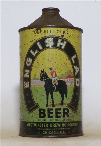 English Lad Quart Cone Top