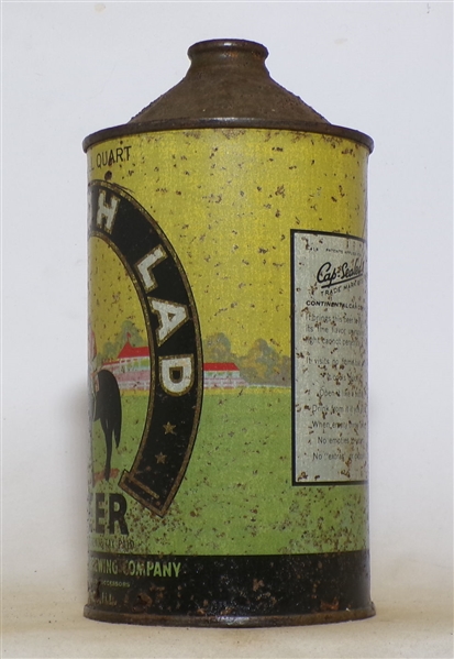 English Lad Quart Cone Top