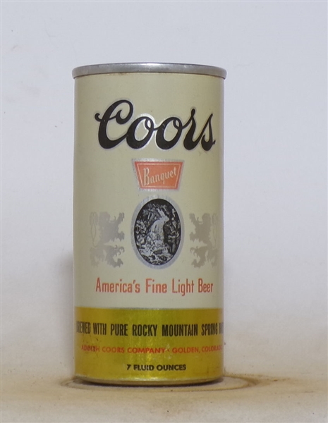 Coors 7 Ounce Flat Top