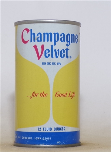 Champagne Ve;vet Tab Top