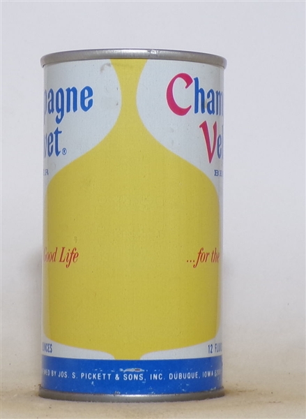Champagne Ve;vet Tab Top