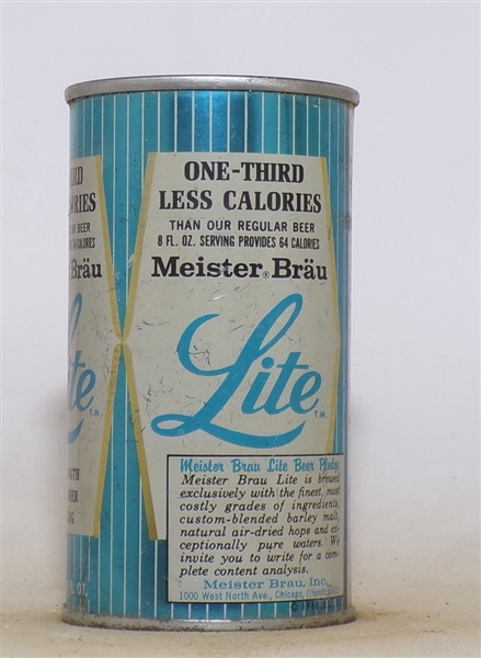 Meister Brau Lite Tab Top #1