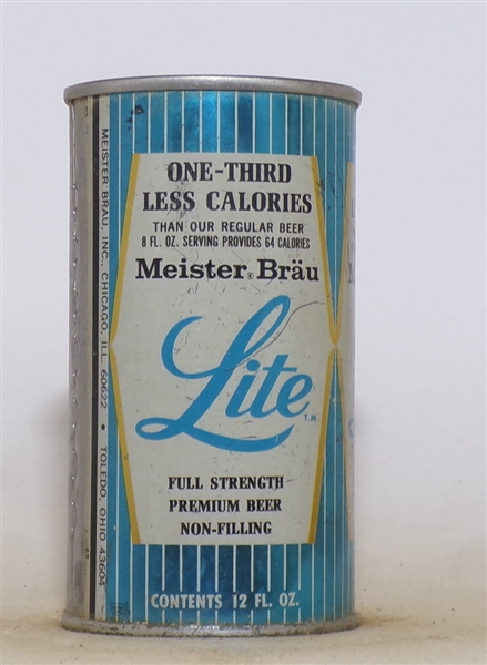 Meister Brau Lite Tab Top #1