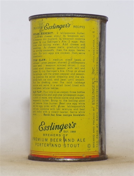 Esslinger Ale OI Flat Top #1