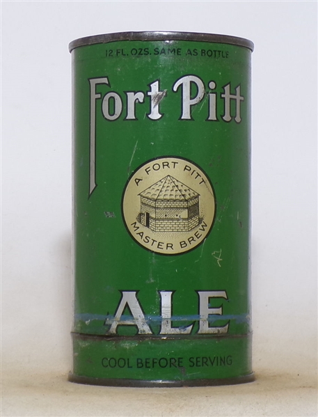Fort Pitt Ale OI Flat Top (Rolled) Rare!