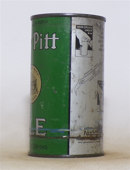 Fort Pitt Ale OI Flat Top (Rolled) Rare!