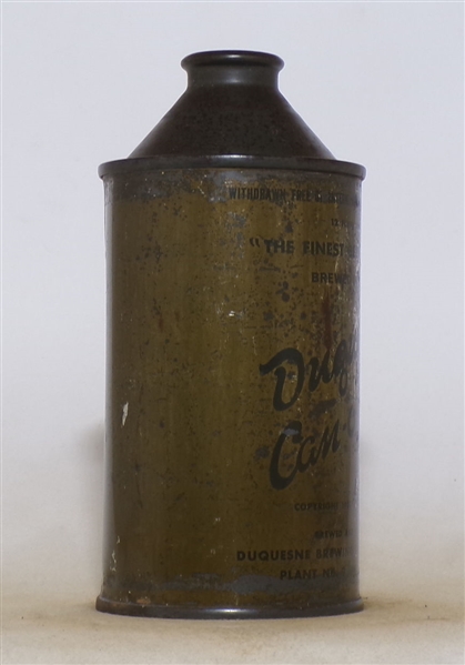 Duquesne Olive Drab Cone Top #4