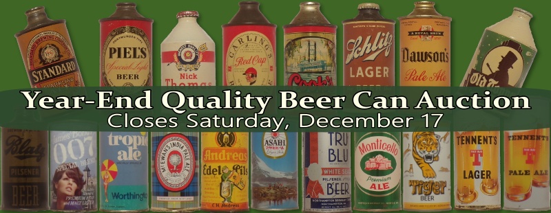 Year-End Quality Beer Can Auction